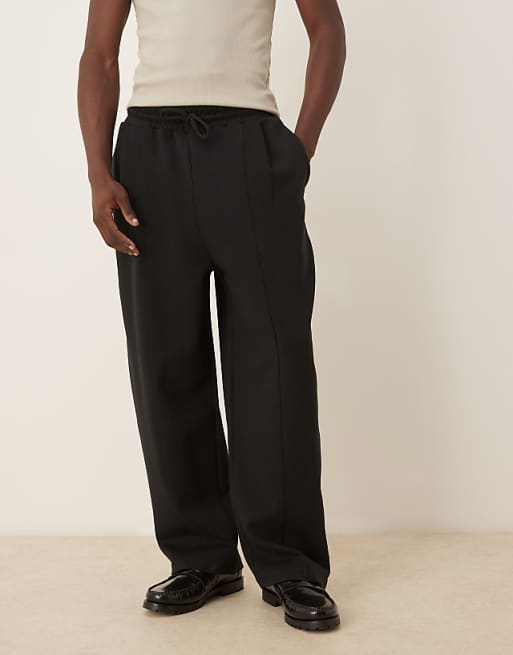 DESIGN Loose Joggers Black - BLACK