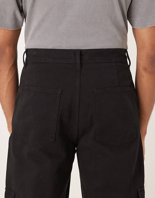DESIGN Loose Straight Cargos In Black