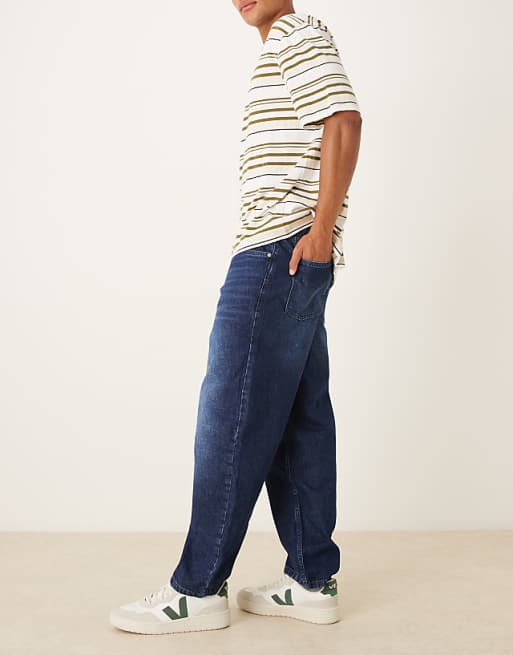 DESIGN Loose Straight Jean In Dark Rinse Wash