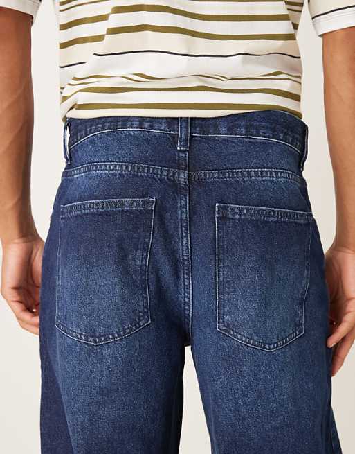 DESIGN Loose Straight Jean In Dark Rinse Wash
