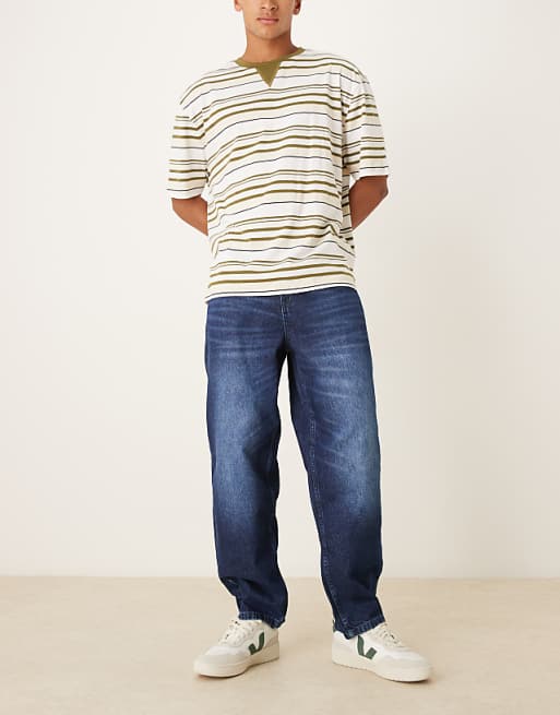 DESIGN loose straight jean in dark rinse wash