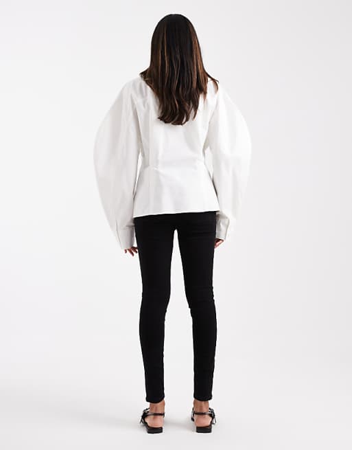 DESIGN Maternity Skinny Jean With Over Bump In Black