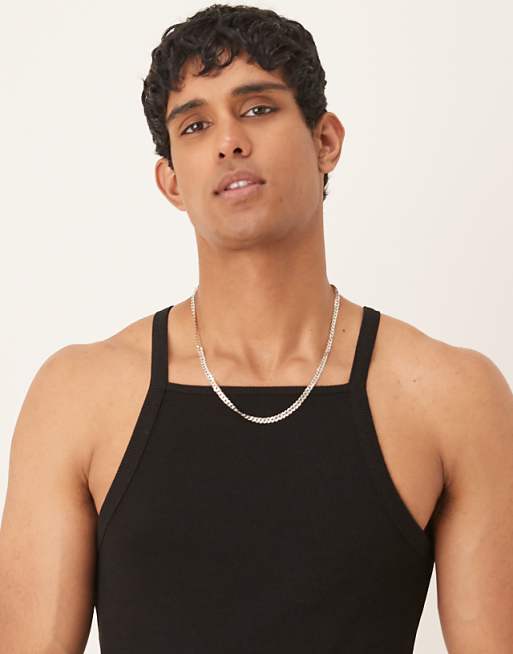 DESIGN Muscle Fit Rib Vest In Black