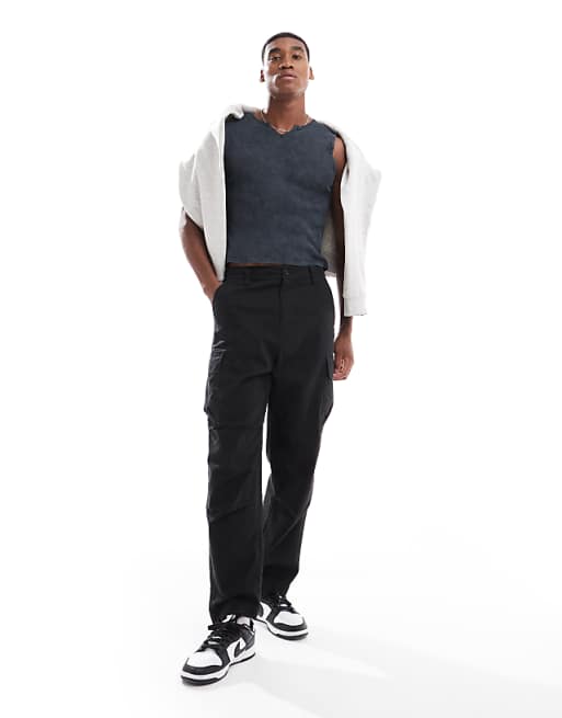 DESIGN Muscle Fit Tank Vest In Washed Rib
