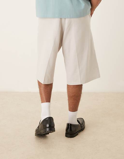 DESIGN Oversized Bermuda Short In Sage