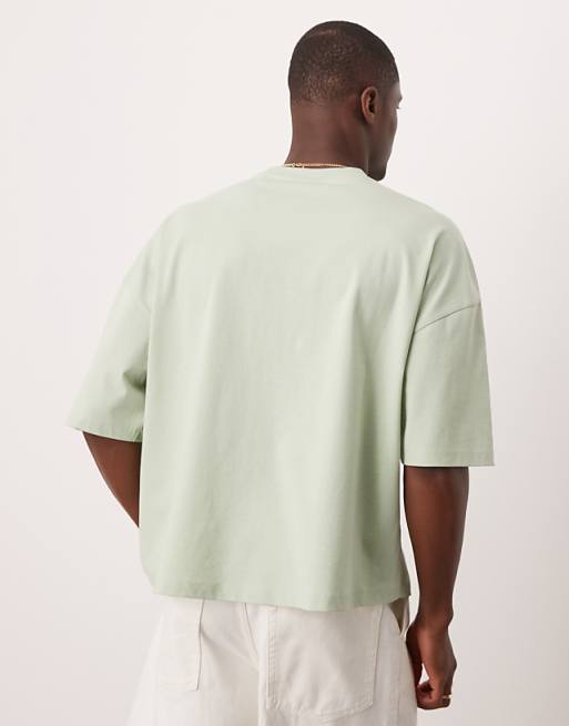 DESIGN Oversized Boxy Drop Shoulder T-shirt In Mint