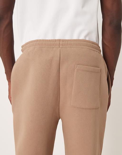 DESIGN Oversized Jogger With Print In Brown