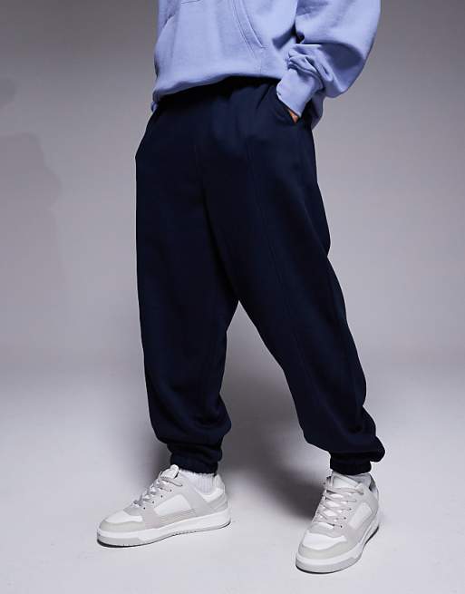DESIGN Oversized Joggers In Navy