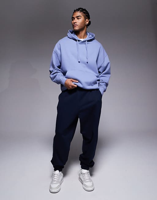 DESIGN Oversized Joggers In Navy
