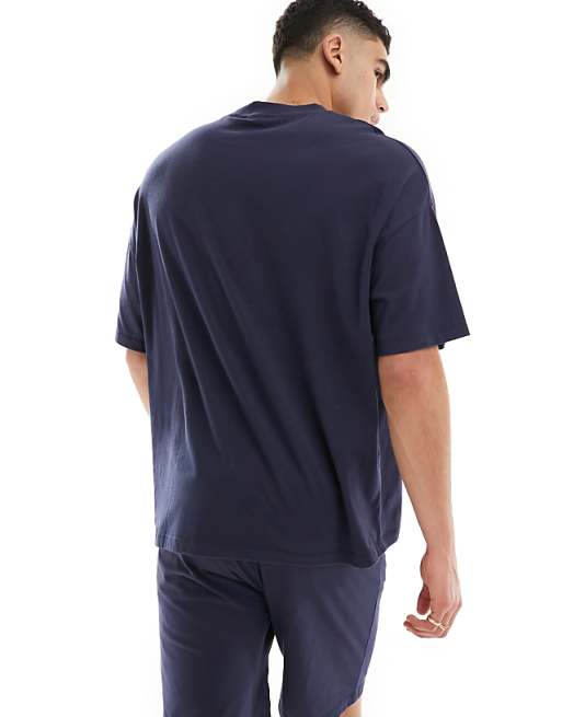 DESIGN Oversized Pyjama Set In Blue