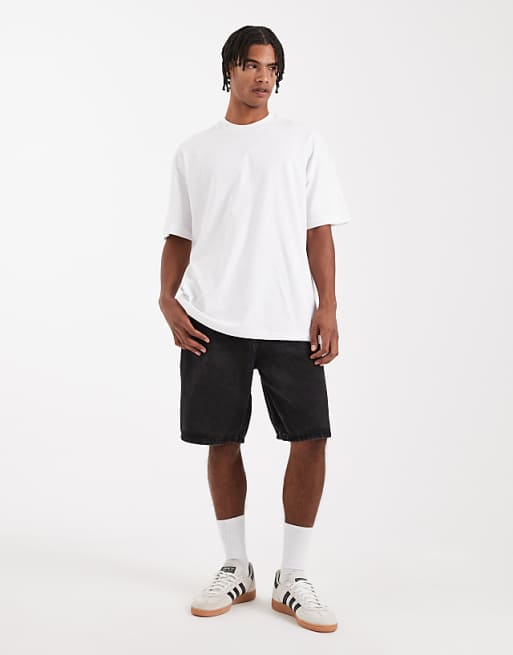 DESIGN Oversized T-shirt In White With Text Back Print