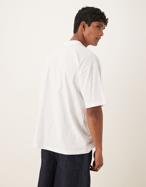 DESIGN Oversized T-shirt With Fruit Print In White