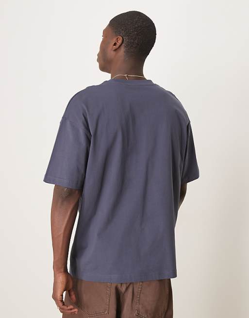 DESIGN Oversized T-shirt With Sports Graphic In Navy