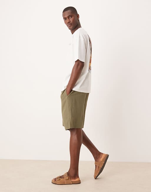 DESIGN Oversized T-shirt With Summer Graphic In White