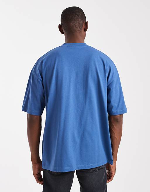 DESIGN Oversized T-shirts In Blue With Italy Graphic