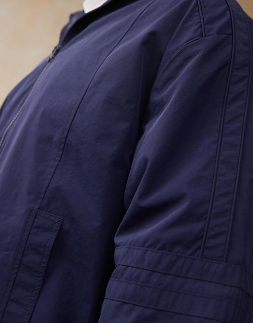 DESIGN Oversized Track Jacket In Navy