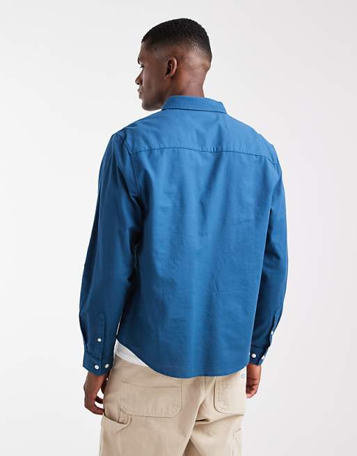 DESIGN Oxford Regular Shirt In Teal