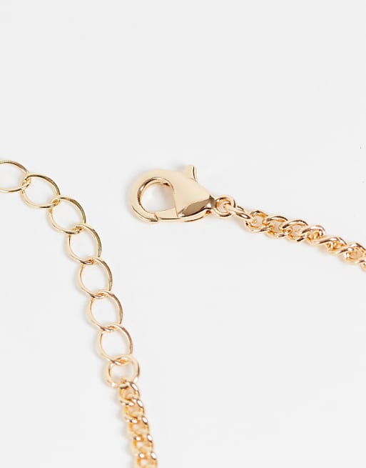 DESIGN Pack Of 4 Fine Chain Bracelets In Gold Tone