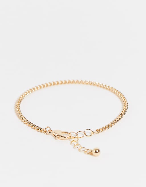 DESIGN Pack Of 4 Fine Chain Bracelets In Gold Tone