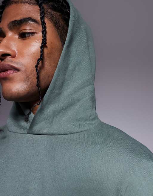 DESIGN Premium Heavyweight Extreme Oversized Hoodie In 400gsm In Green