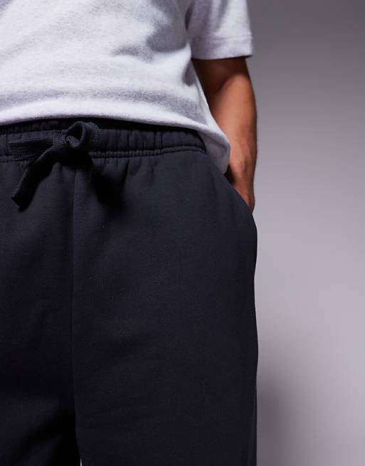 DESIGN Premium Heavyweight Oversized Joggers In 400gsm In Charcoal