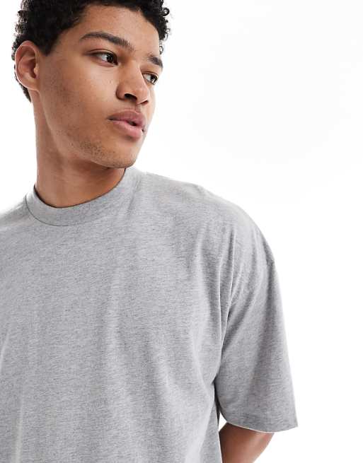 DESIGN Pyjama Set In Grey Marl