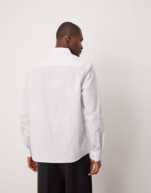 DESIGN Regular Fit Shirt In White