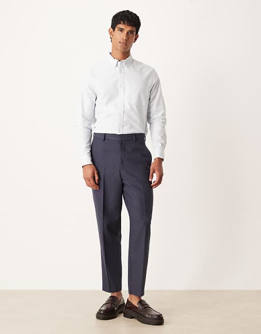 DESIGN Regular Oxford Shirt In Light Blue