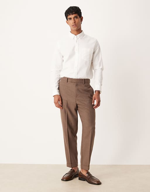 DESIGN Regular Oxford Shirt In White