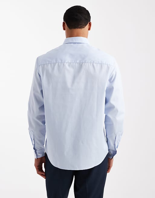 DESIGN Regular Shirt In Blue