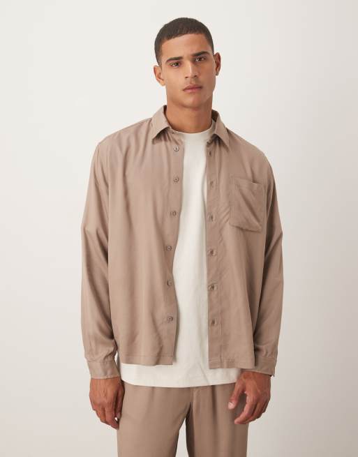 DESIGN Relaxed Co-ord In Brown