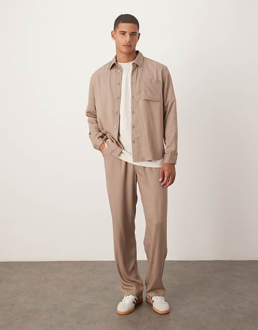 DESIGN relaxed co-ord in brown