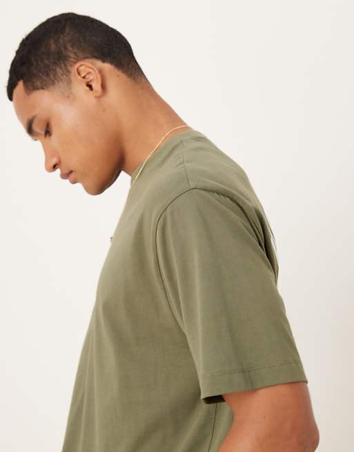 DESIGN Relaxed Fit T-shirt With Food Print In Green