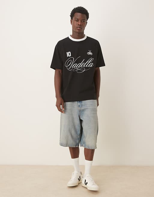 DESIGN Relaxed Fit T-shirt With Graphic In Black