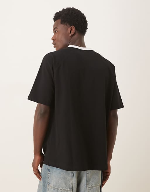 DESIGN Relaxed Fit T-shirt With Graphic In Black
