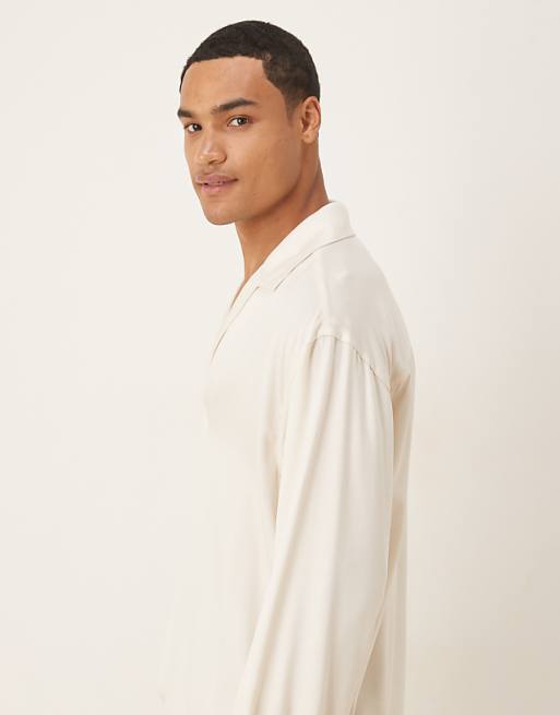 DESIGN Relaxed Overhead Shirt In White