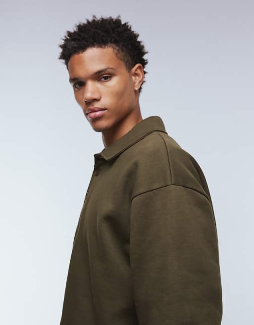 DESIGN Relaxed Polo In Khaki