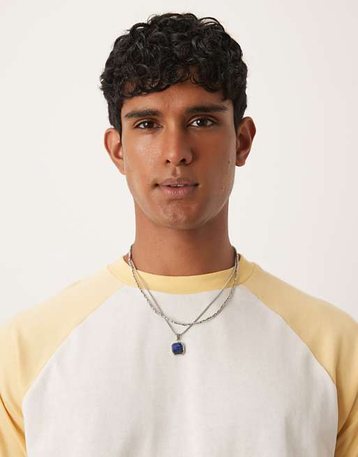 DESIGN Relaxed Raglan T-shirt In Cream