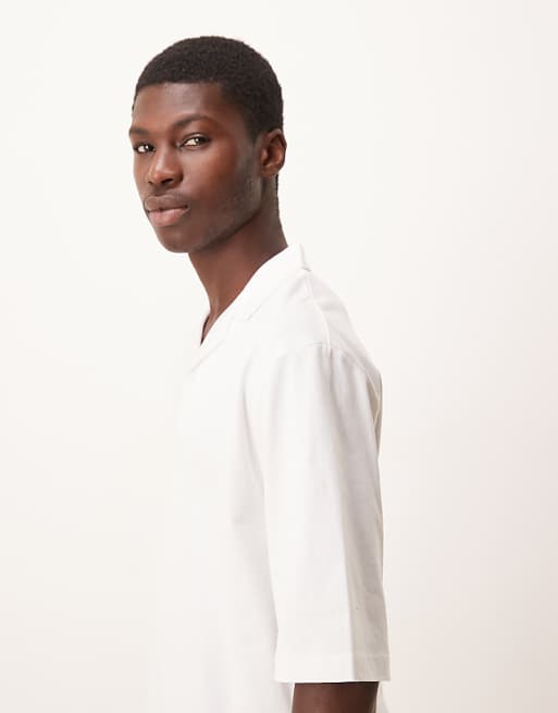 DESIGN Relaxed Revere Polo In White