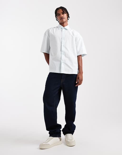 DESIGN Relaxed Shirt In Blue