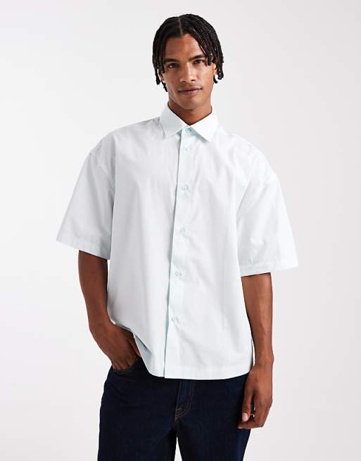 DESIGN relaxed shirt in blue