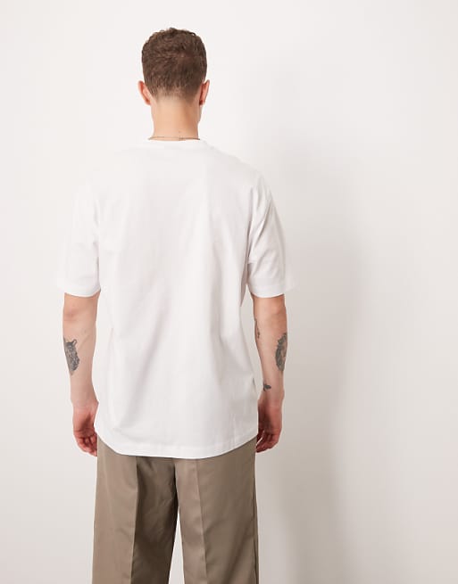 DESIGN Relaxed T-shirt With Destination Print In White