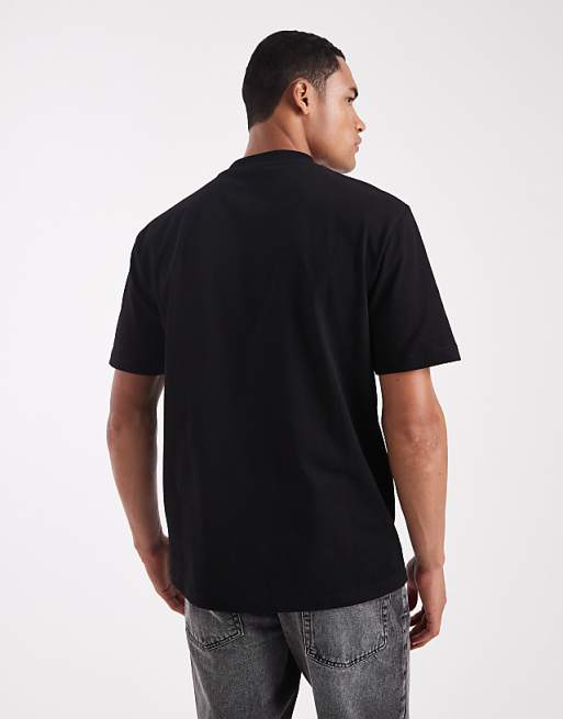 DESIGN Relaxed T-shirt With Italy Graphic In Black