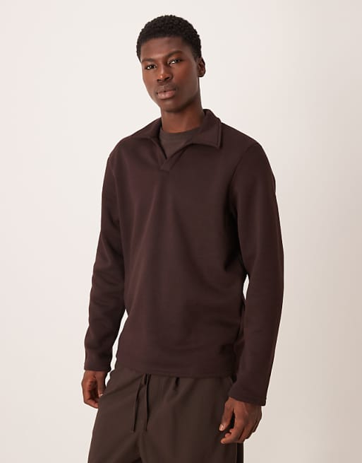 DESIGN revere polo in brown
