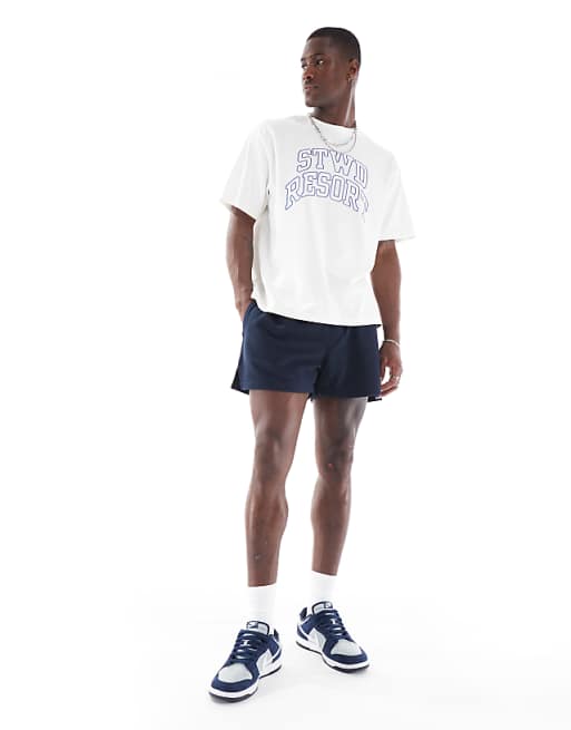 DESIGN Short Length Short In Navy