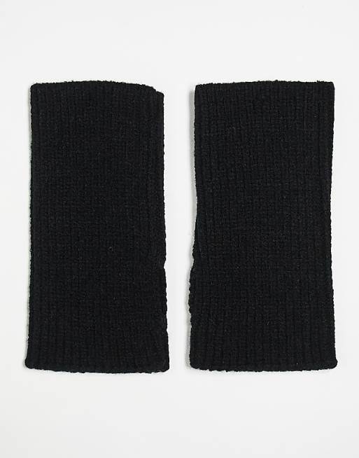 DESIGN short rib palmwarmer in black