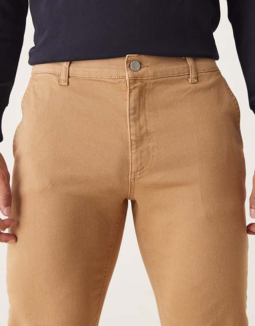 DESIGN Skinny Chinos In Beige
