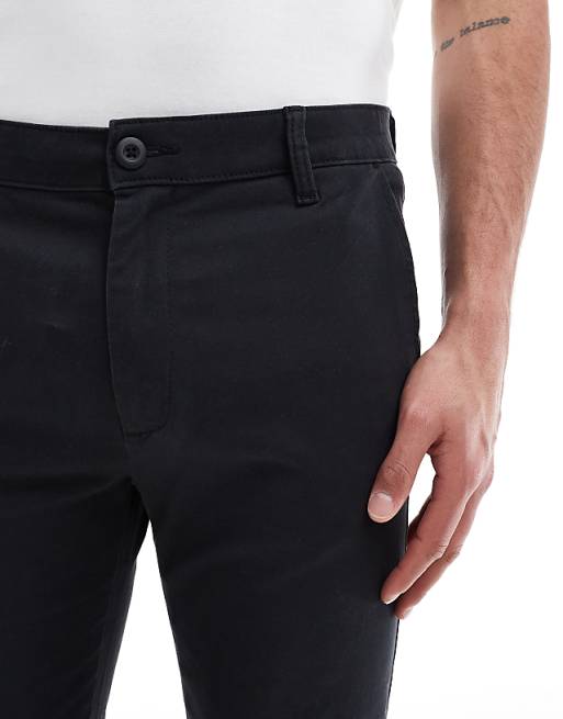 DESIGN Skinny Chinos In Black