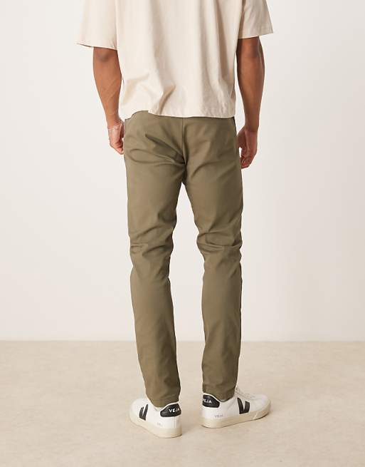 DESIGN Skinny Chinos In Khaki