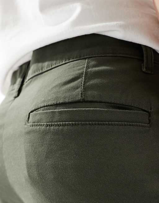 DESIGN Skinny Chinos In Khaki